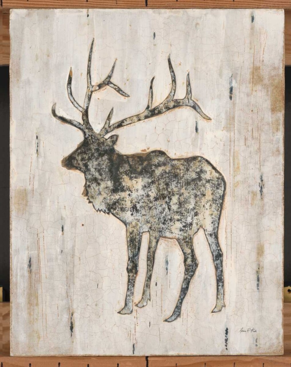Rustic Elk Poster Print by Arnie Fisk - Item # VARPDX011FIS1208